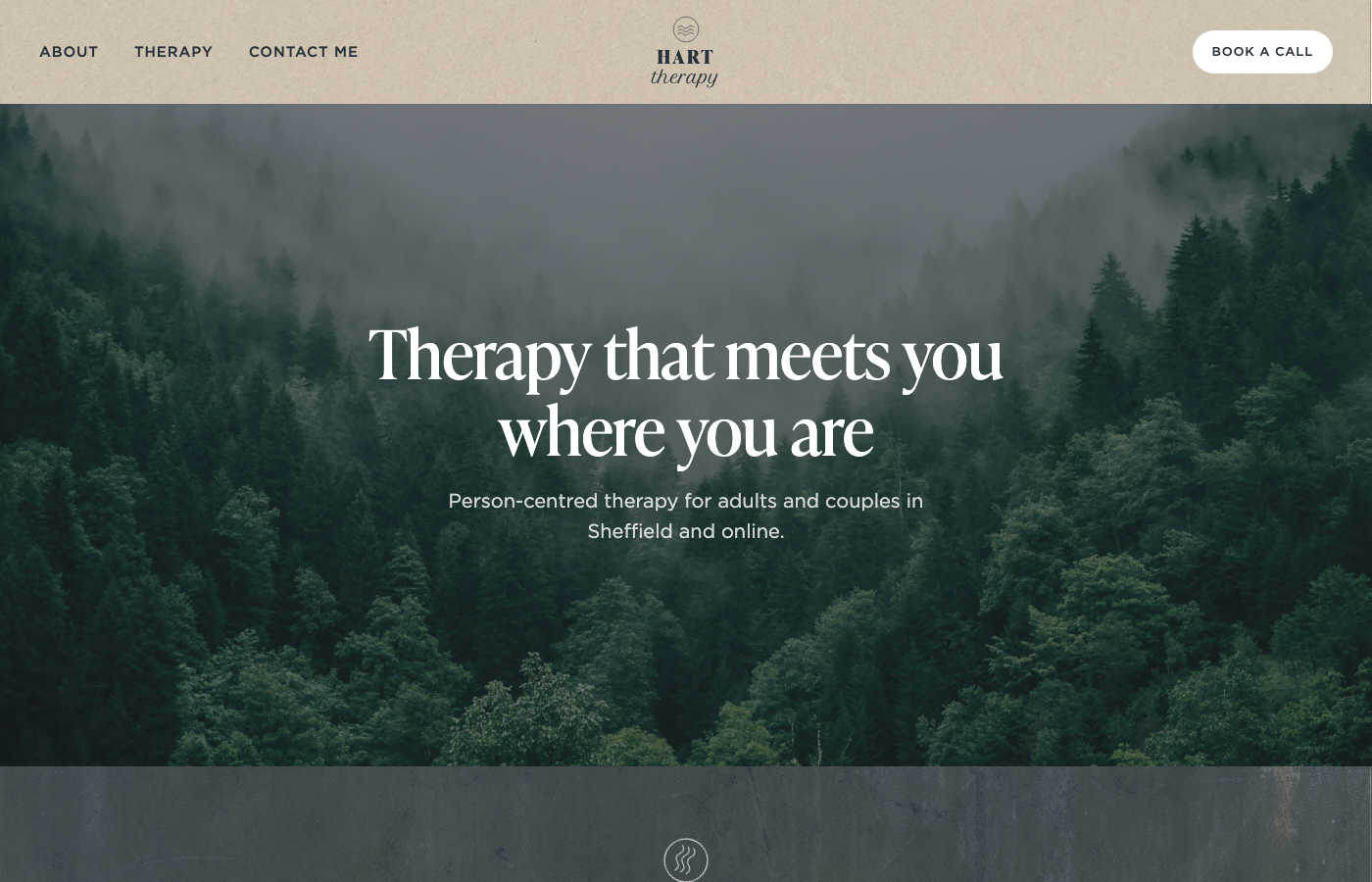 Hart Therapy hero section